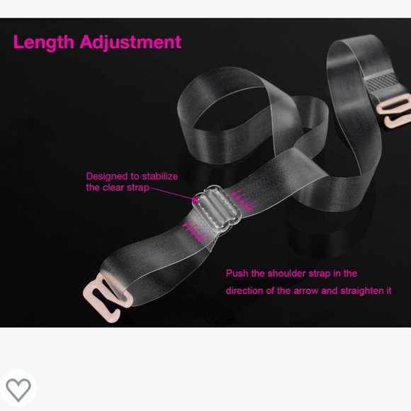 NWT Replacement Bra Strap, Invisible Bra strap & clear see-through bra strap - Picture 13 of 13